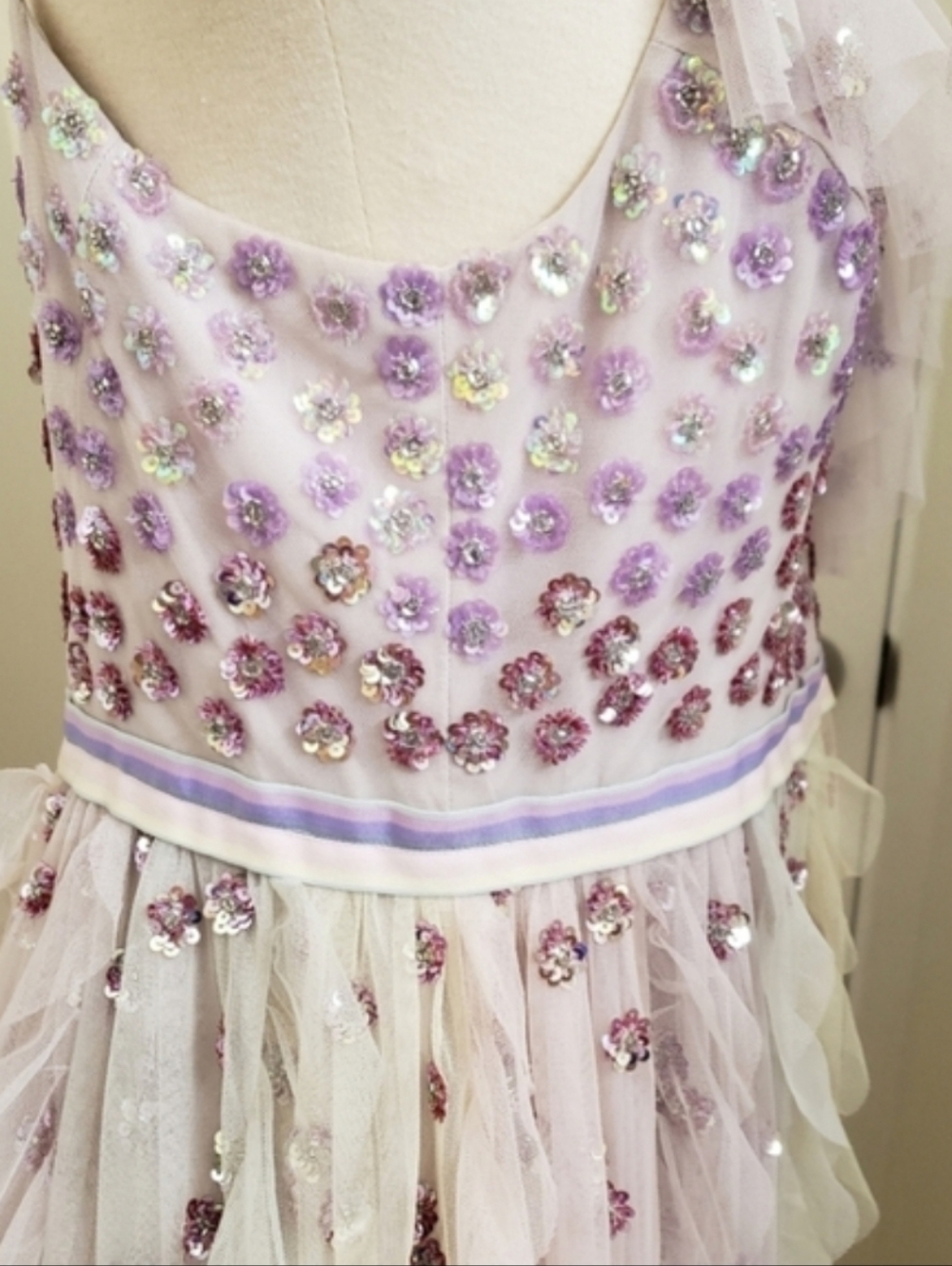 BHLDN Needle & Thread Dress size US 6 $600 - Picture 15 of 16